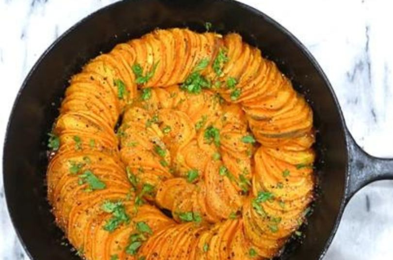Blood Orange Sweet Potatoes