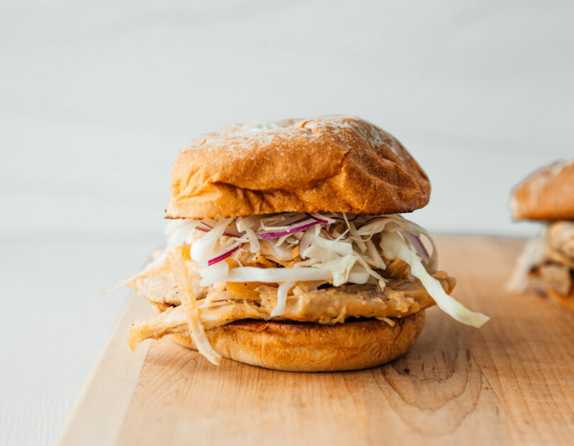 Pulled Chicken Sandwiches with Alabama Sauce