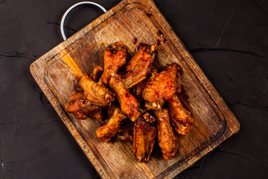 SMOKY Apple Chipotle Chicken Wings