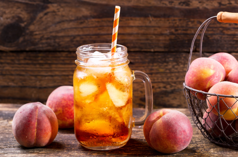 Peach Iced Tea Cocktail