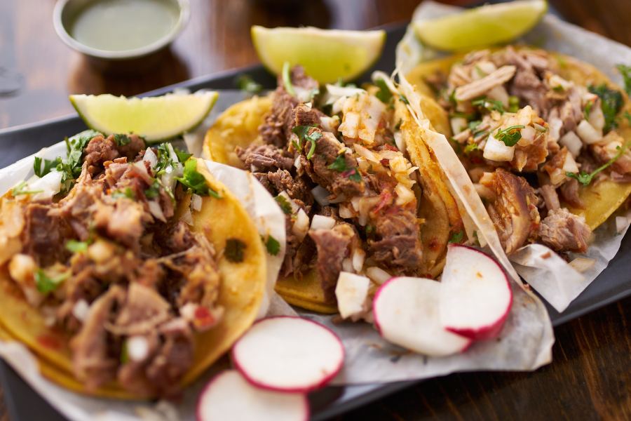 Pulled Chicken Street Tacos