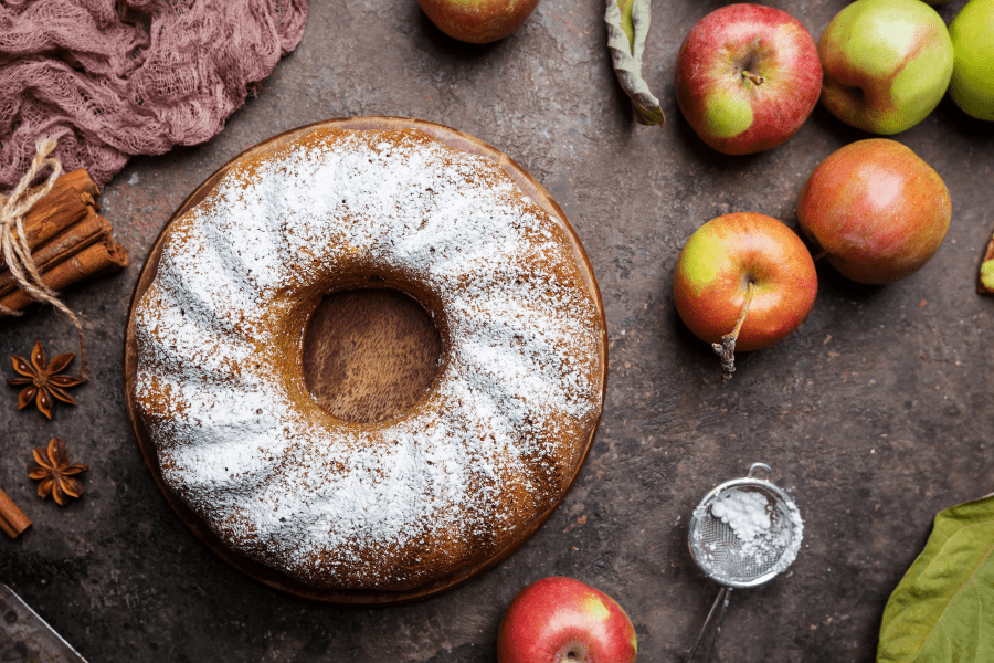 Apple Walnut Bundt Cake