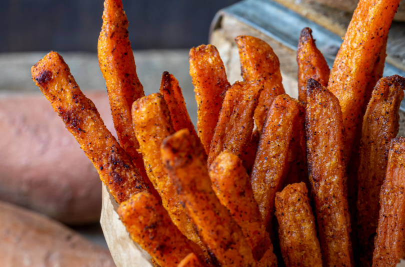 Dark La Mesa Sweet Potato Fries