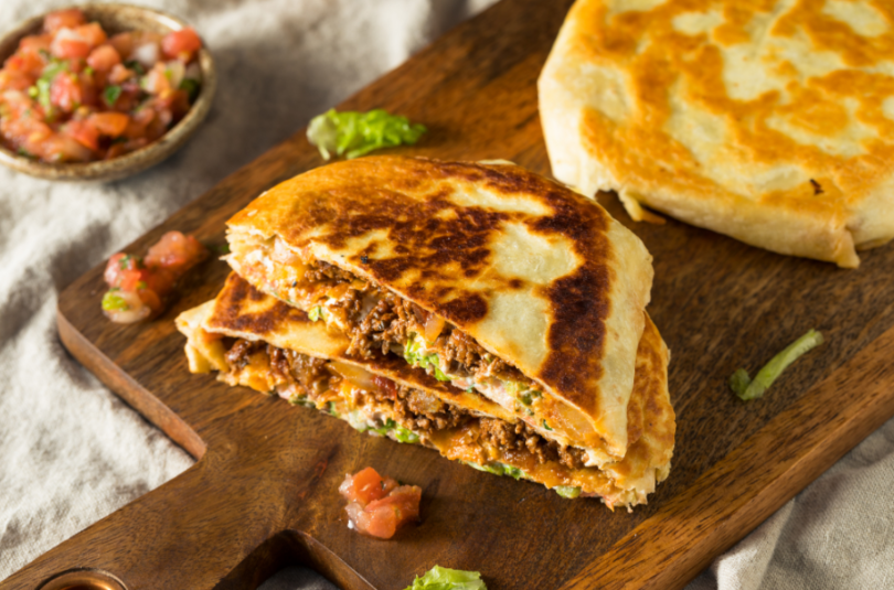 Crunchwrap Quesadillas