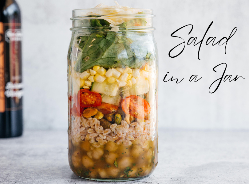 HOW TO BUILD A SALAD IN A JAR