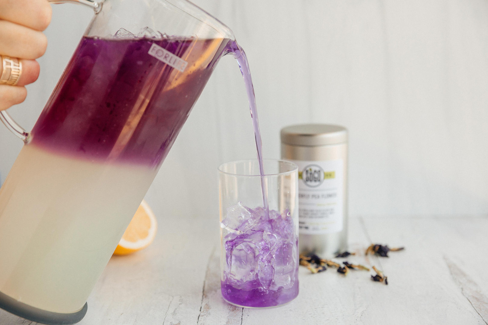 Magical Lemonade with Butterfly Pea Flower