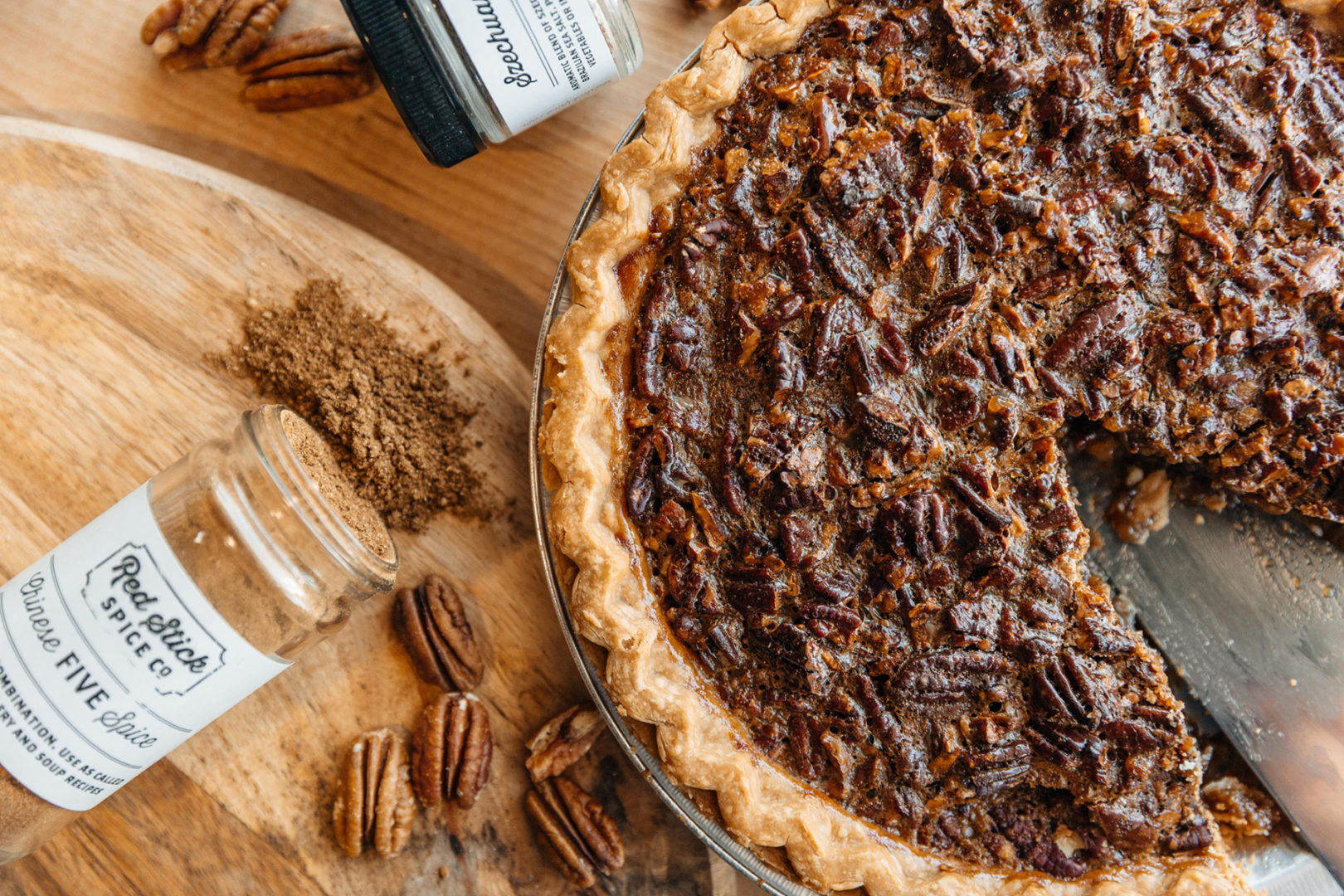 CHINESE FIVE SPICE PECAN PIE