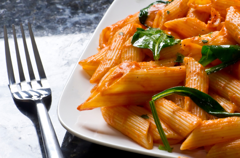 Smoked harissa baked feta pasta