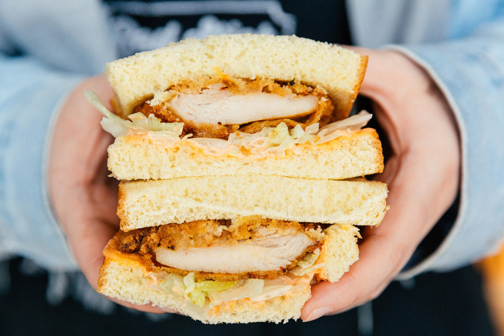 chicken katsu sandwiches