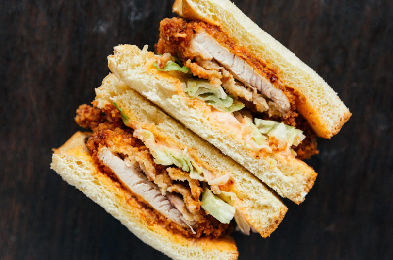 chicken katsu sandwiches