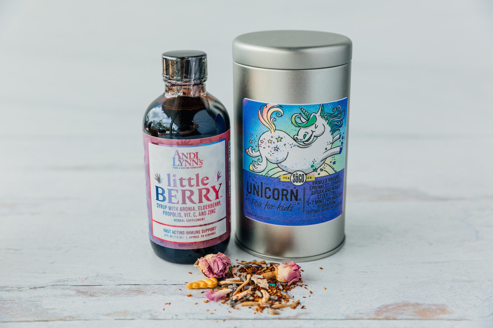 unicorn herbal tea rooibos sprinkles