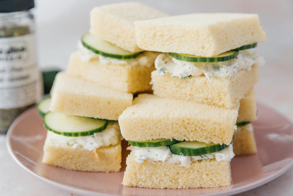 dill cucumber sandwiches