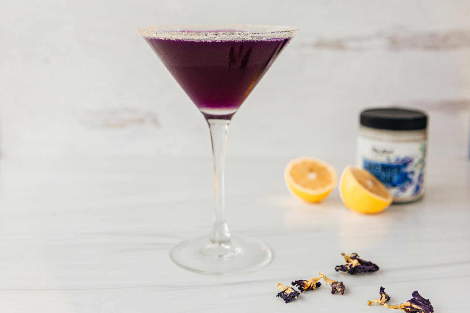 butterfly pea flower cocktail