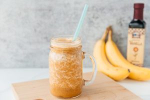 black tea banana smoothie