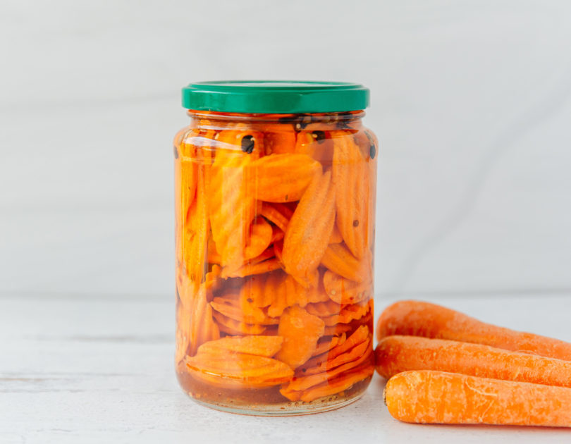 Quick Pickled Carrot Chips
