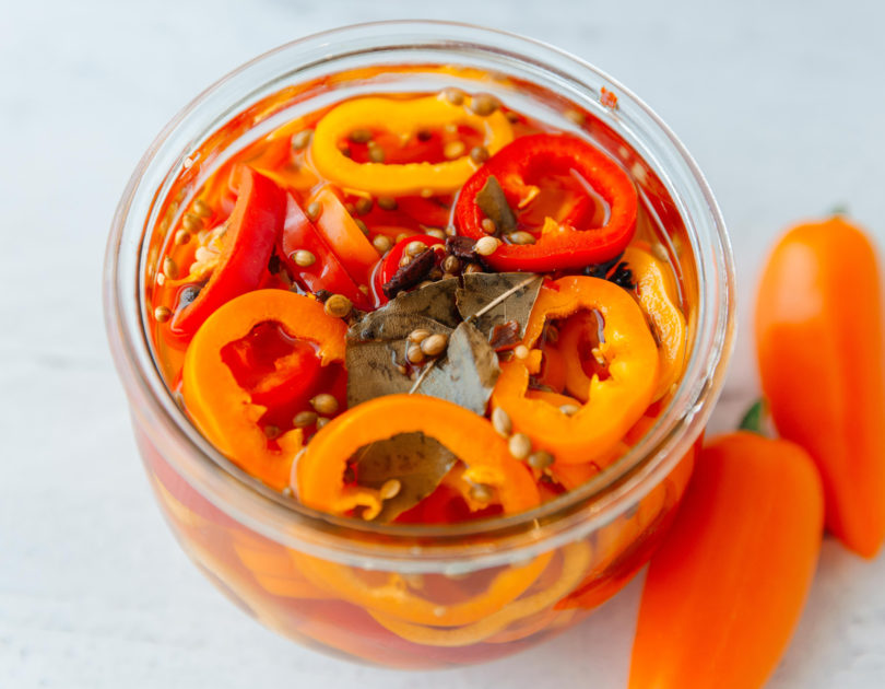 pickled sweet peppers