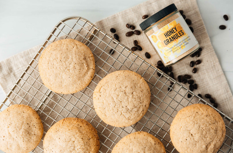 honey espresso sugar cookies