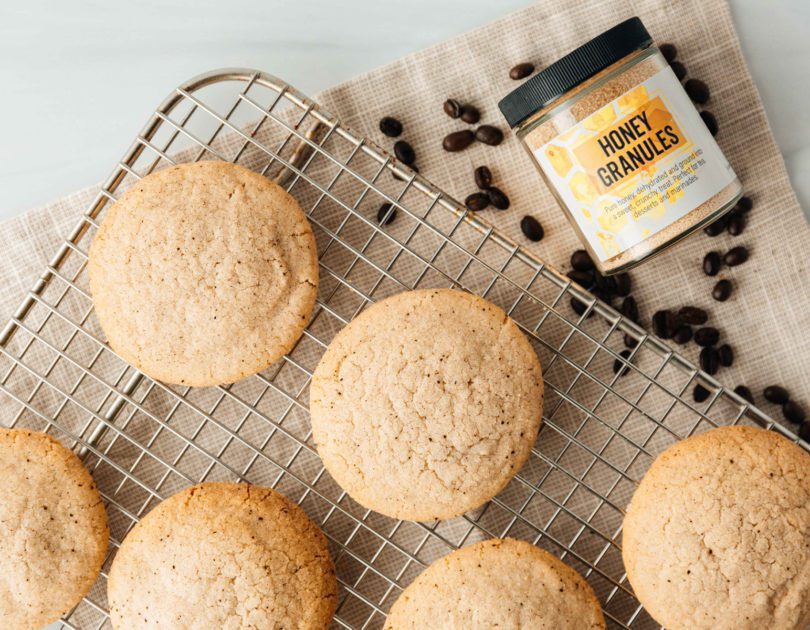honey espresso sugar cookies