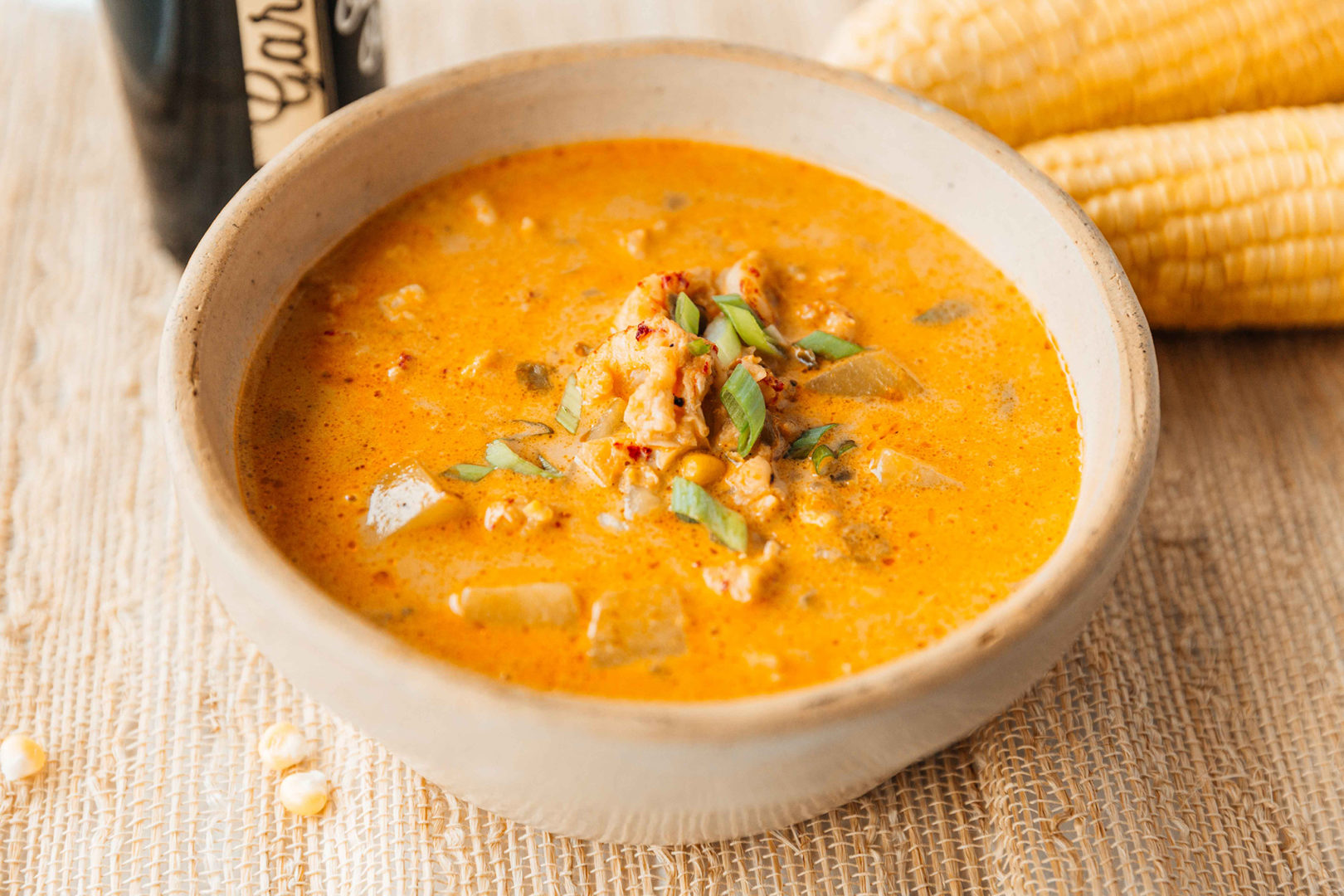 CRAWFISH & CORN CHOWDER CRAWFISH & CORN CHOWDER
