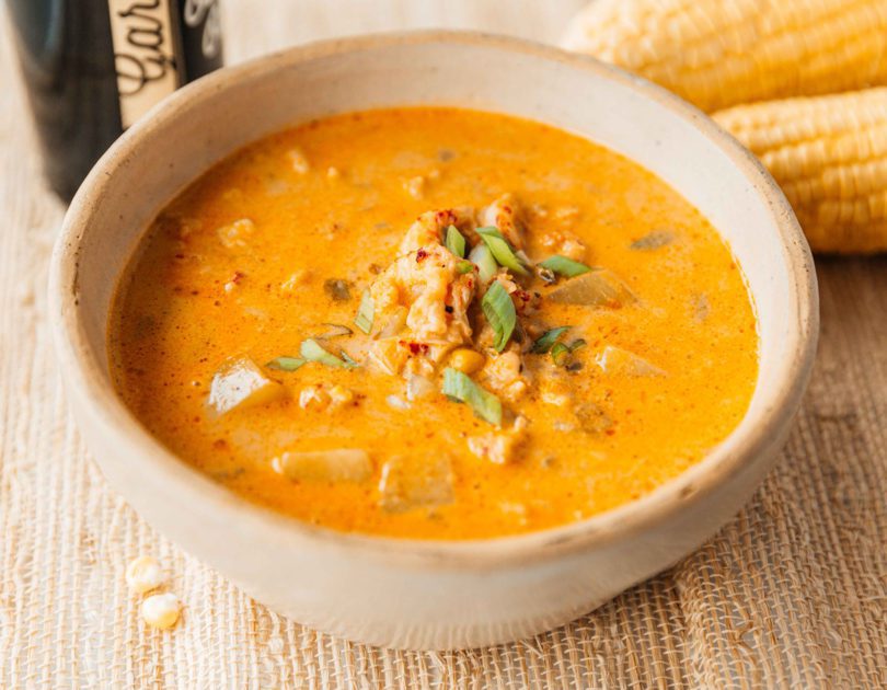 crawfish corn chowder
