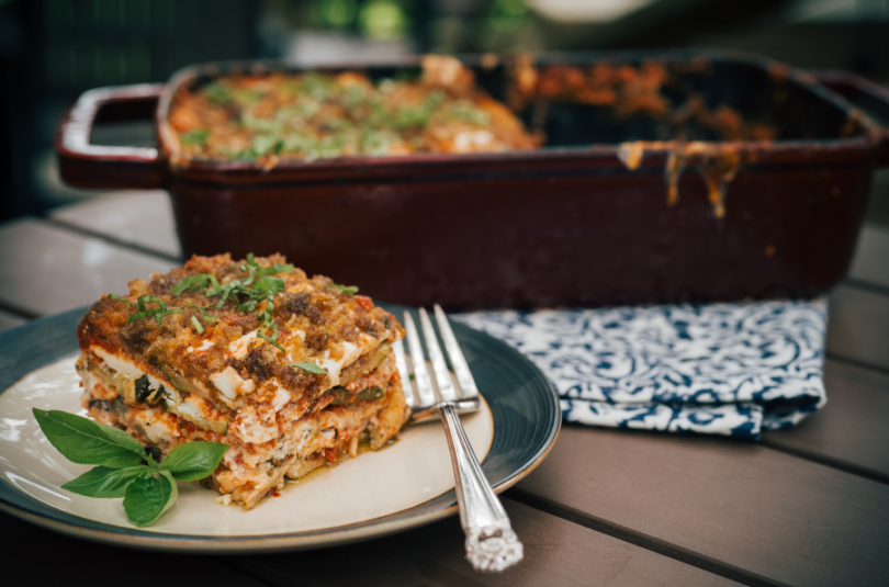 Roasted Summer Vegetable Lasagna
