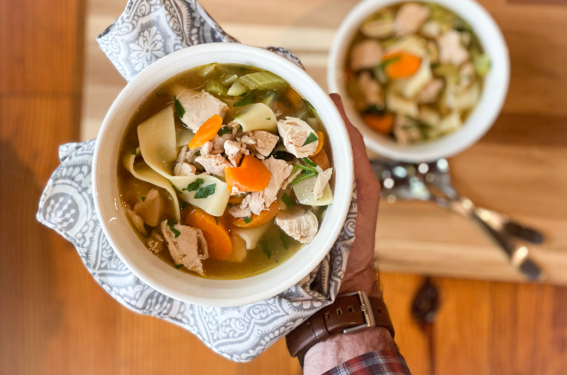 QUICK & EASY CHICKEN NOODLE SOUP