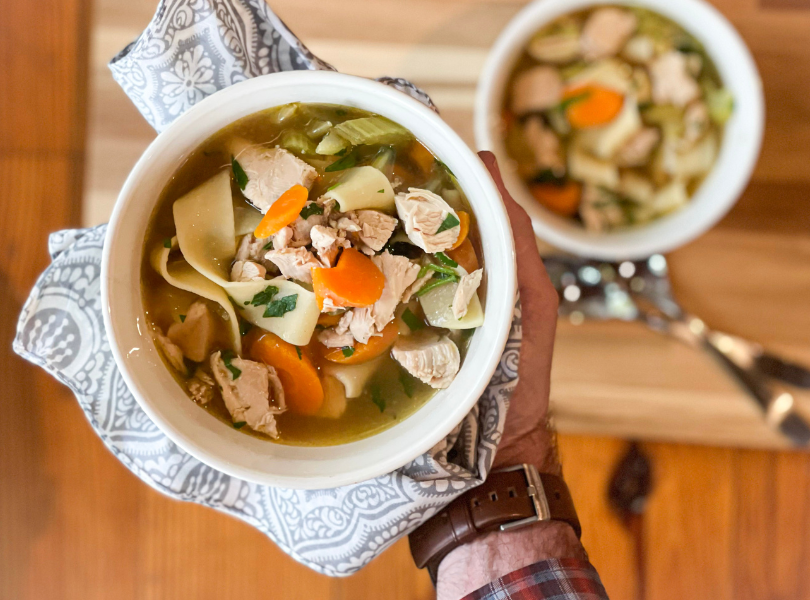 QUICK & EASY CHICKEN NOODLE SOUP
