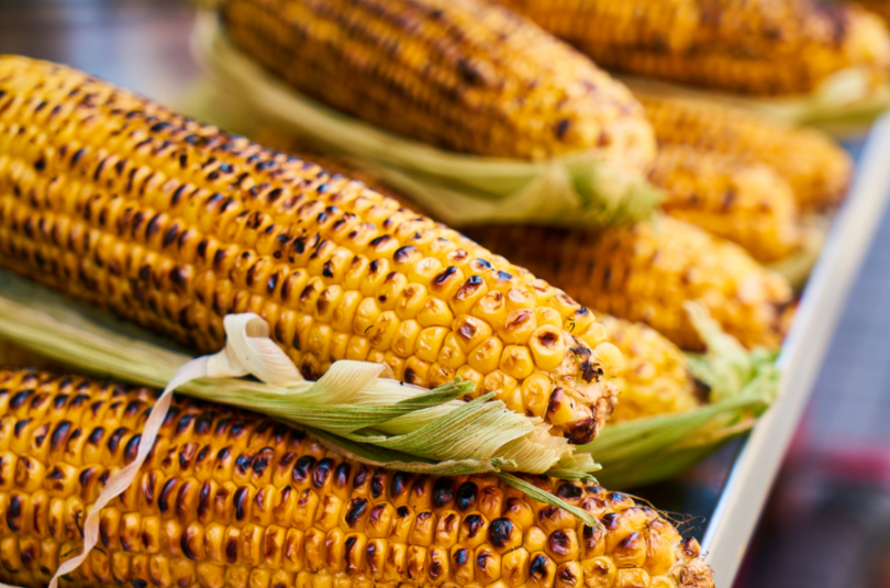 GRILLED CORN ON THE COB WITH ANCHO BUTTER