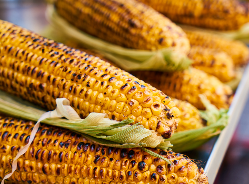 GRILLED CORN ON THE COB WITH ANCHO BUTTER