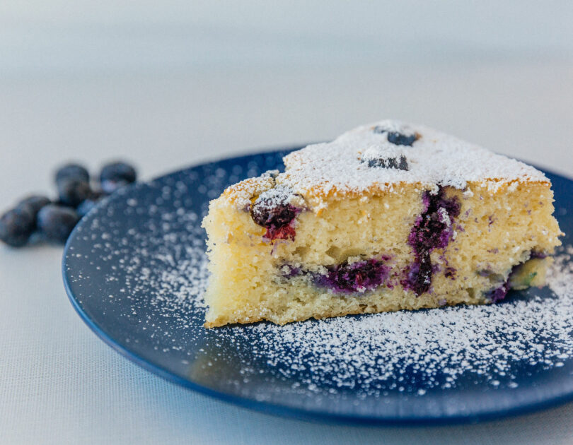 Blueberry Ricotta Breakfast Cake