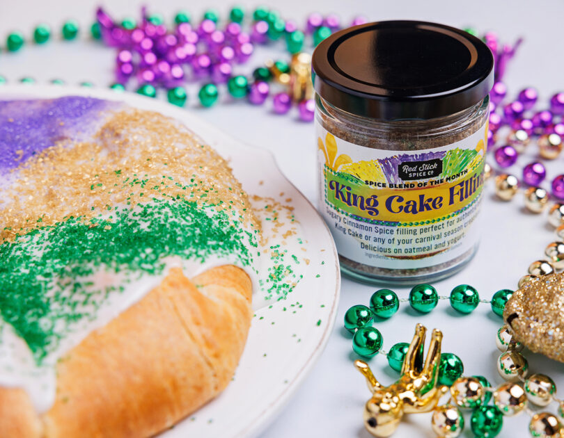 CRESCENT ROLL KING CAKE