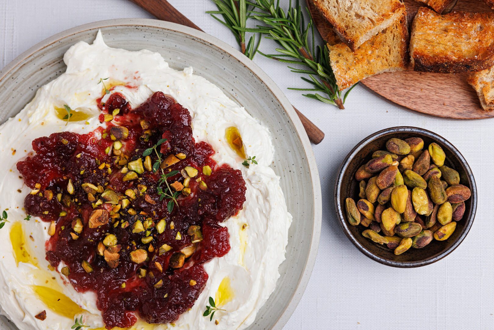 WHIPPED FETA DIP WITH CRANBERRY SAUCE