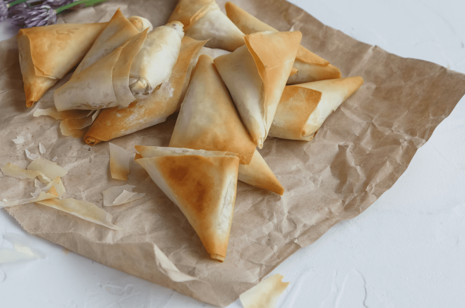 MOROCCAN B’STILLA WITH HARISSA MAYO