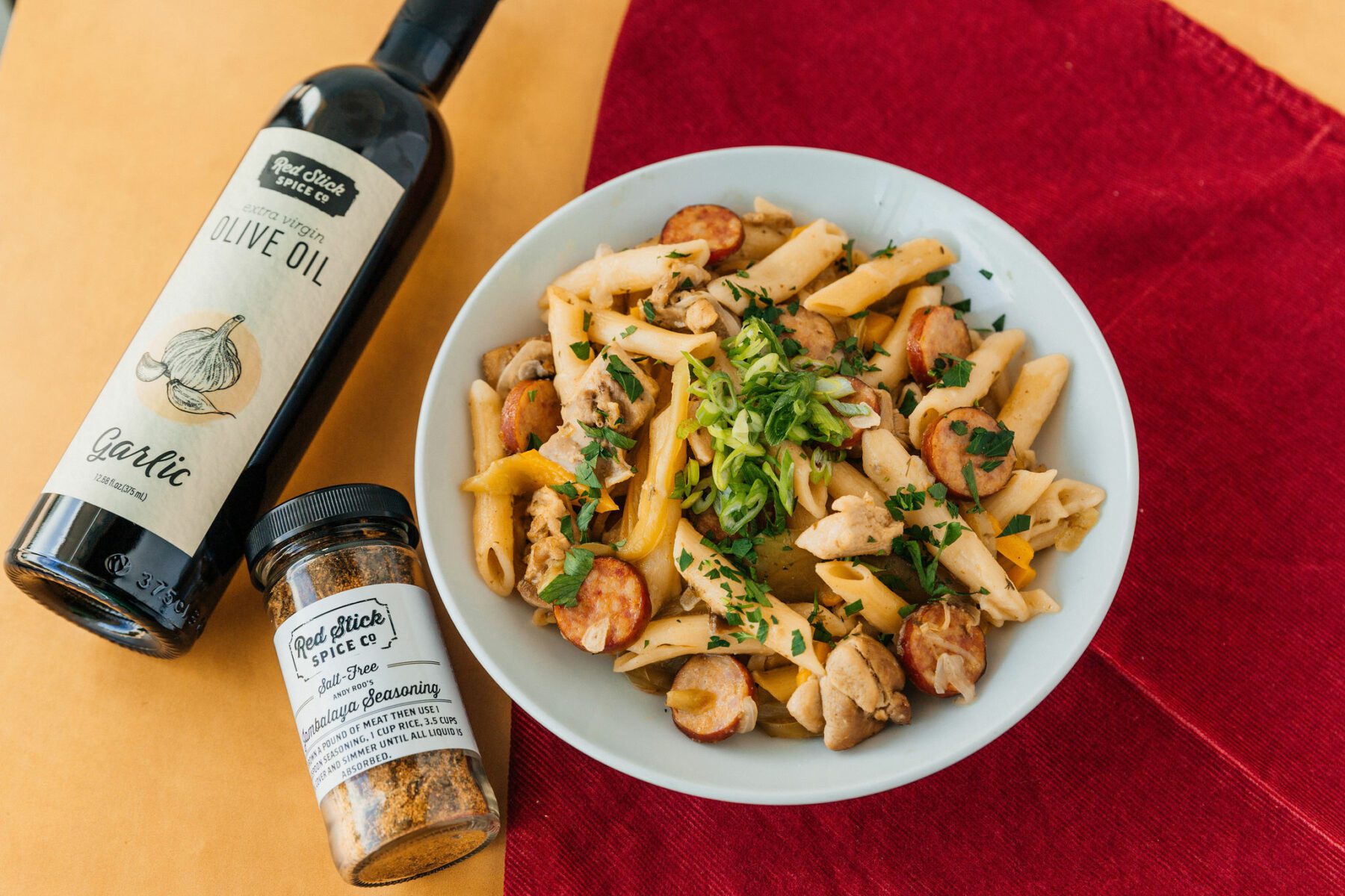 One-Pot, 15-Minute Pastalaya Recipe | Red Stick Spice