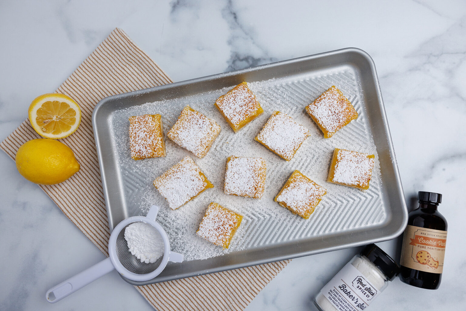 LEMON BARS WITH SALTED SHORTBREAD CRUST