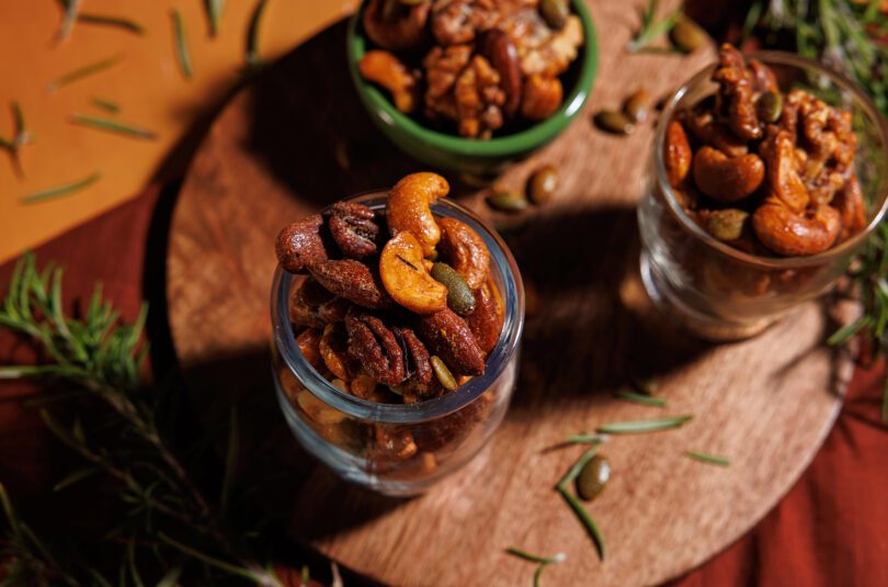 APEROL GLAZED NUTS