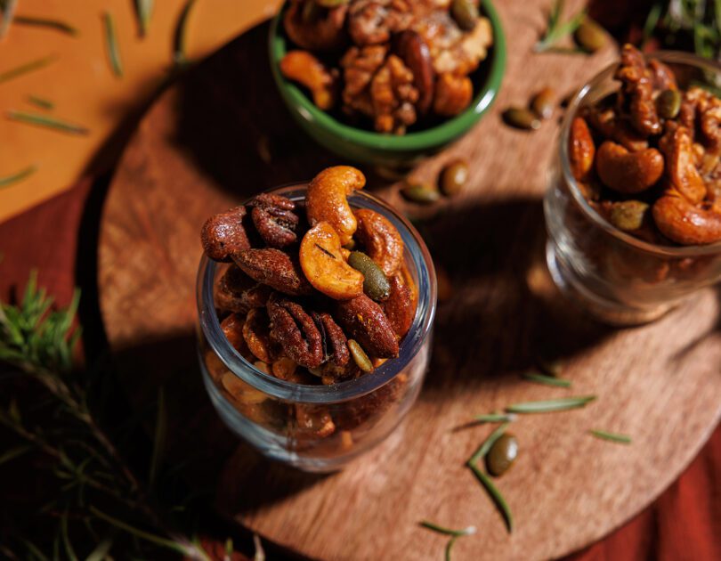 APEROL GLAZED NUTS