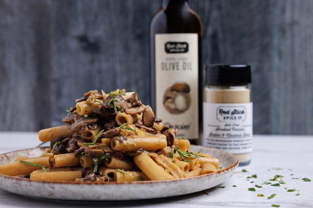 ZITI WITH MUSHROOMS & MISO