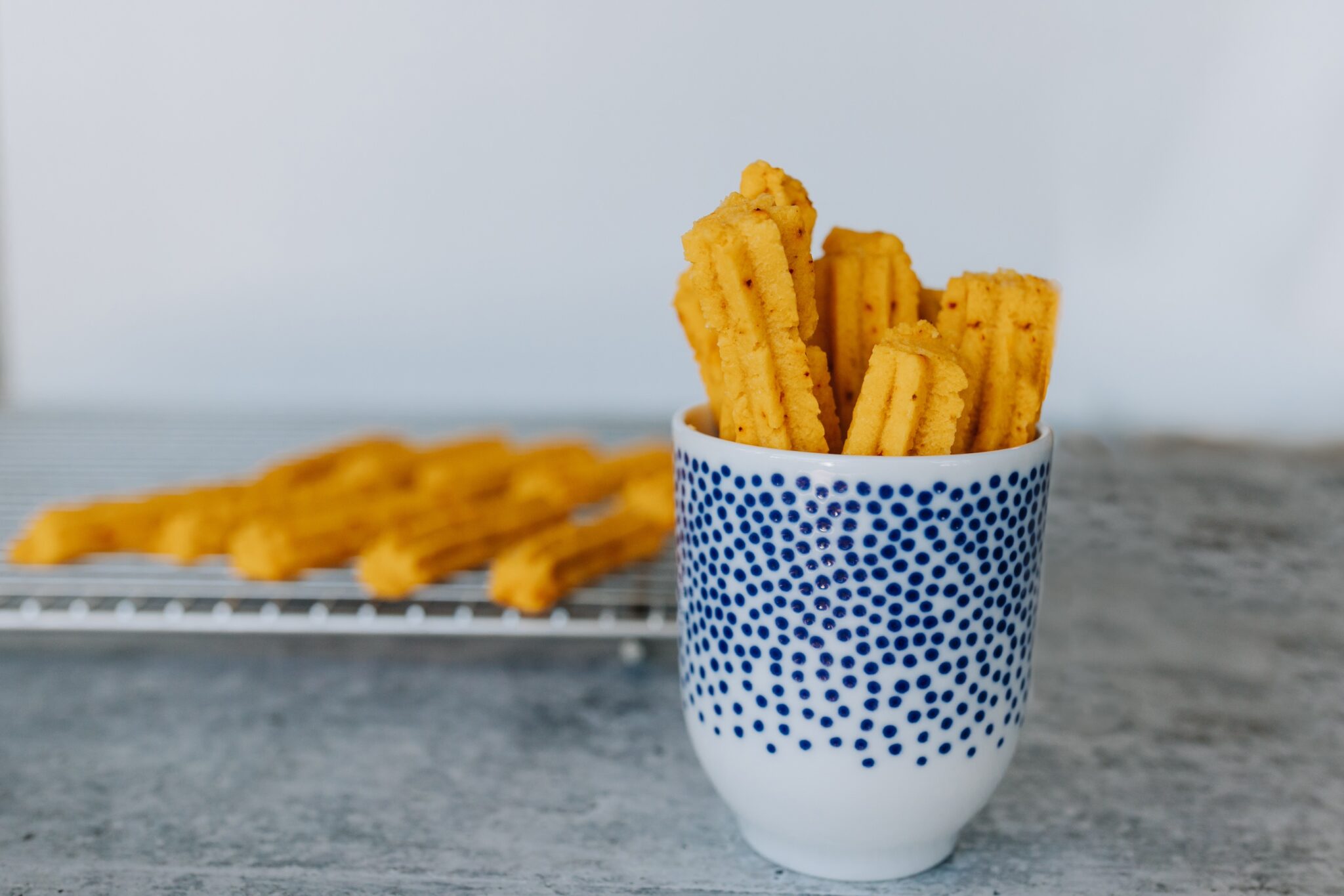 CHEESE STRAWS WITH GOCHUGARU