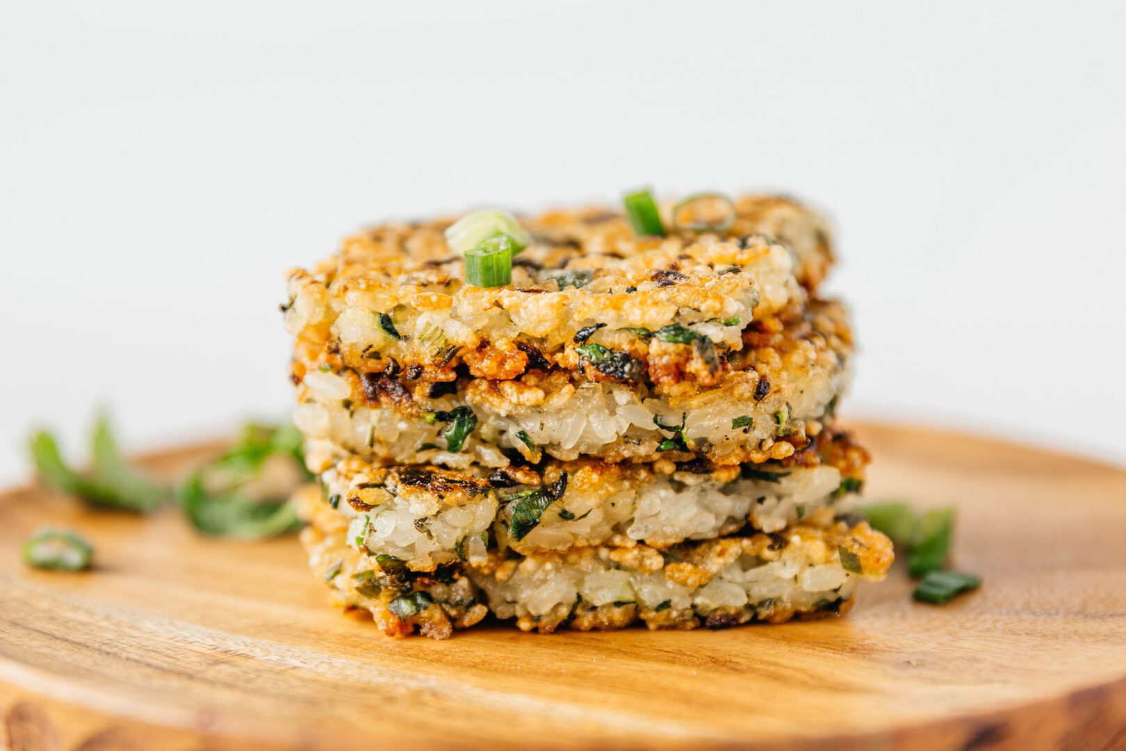 Crispy Rice Cakes with Mushrooms & Chermoula Recipe | Red Stick Spice