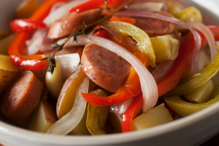 SAUSAGE & PEPPERS SHEET PAN SUPPER