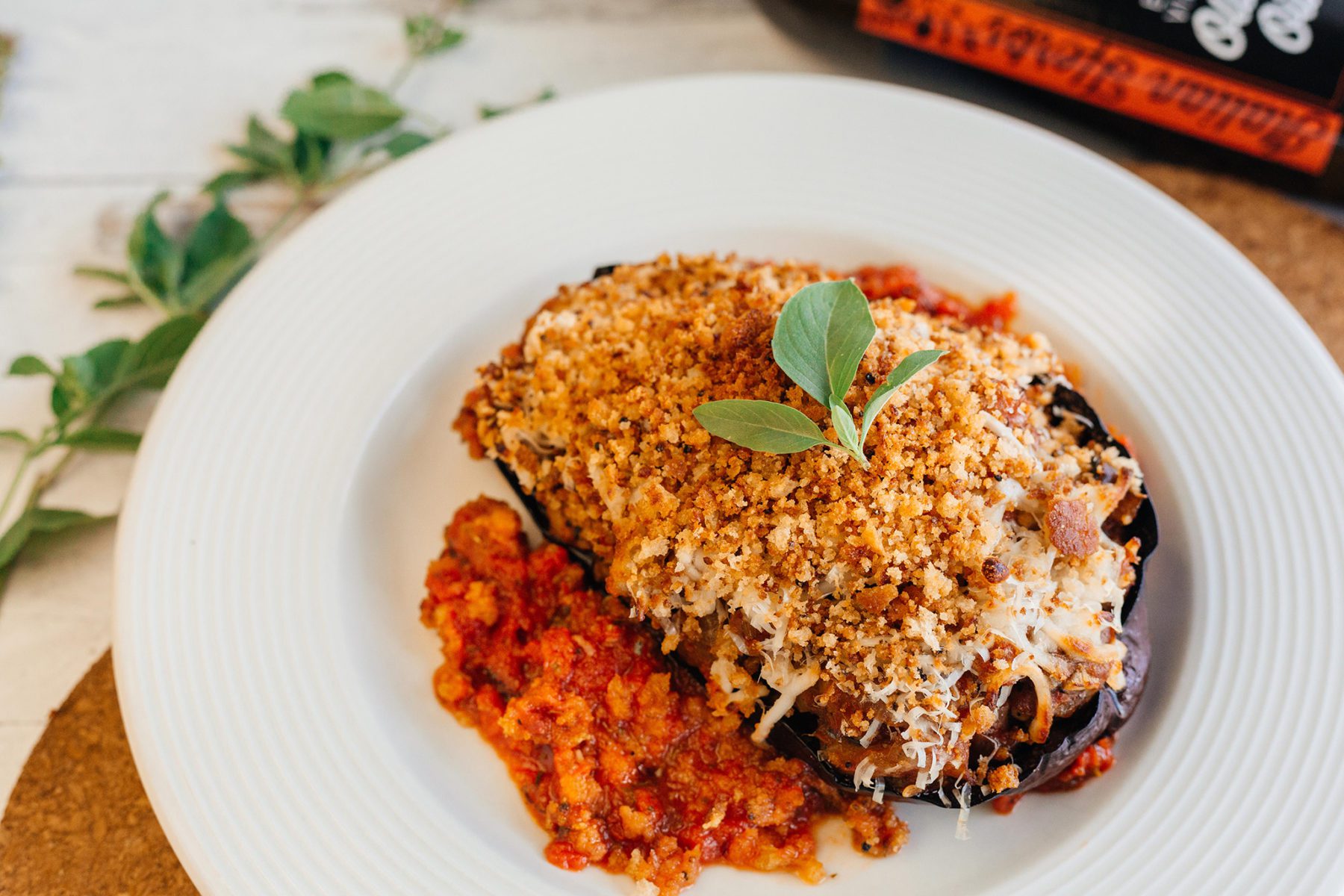 Stuffed Eggplant Parmesan Recipe | Red Stick Spice