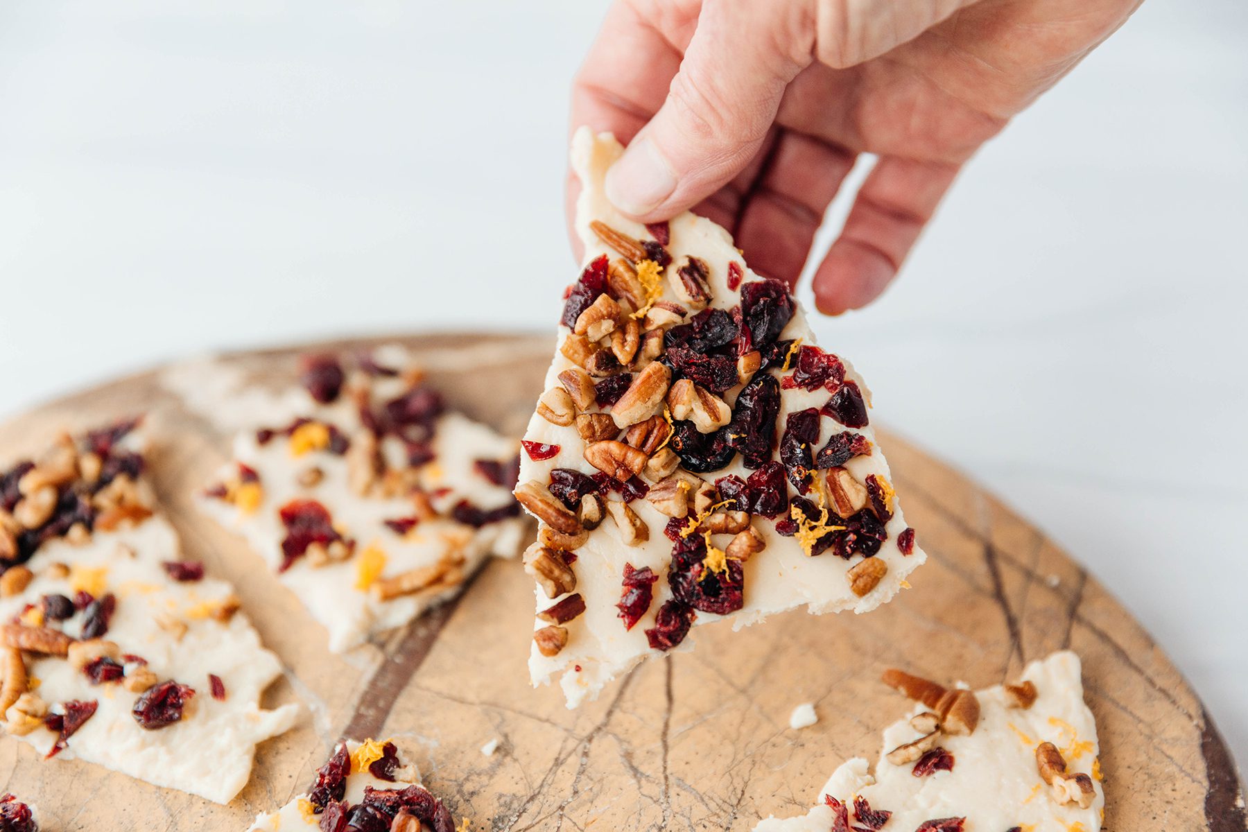 WHITE CHOCOLATE HOLIDAY BARK Recipe | Red Stick Spice