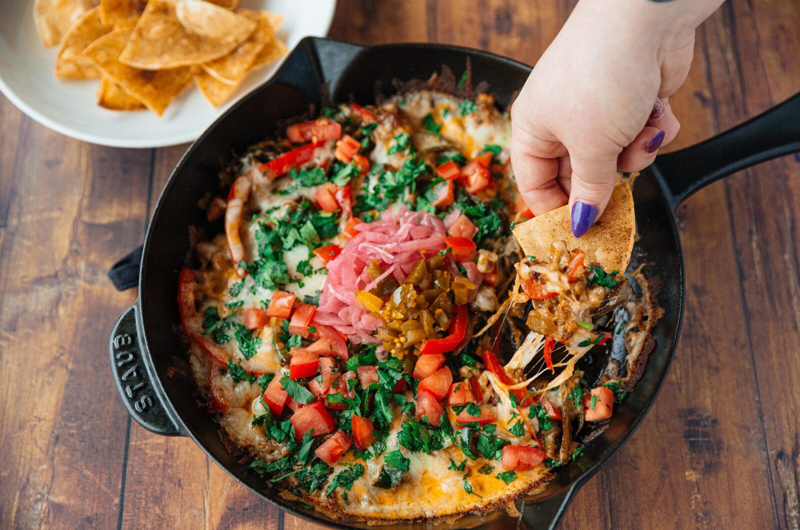 Cast Iron Chorizo Queso