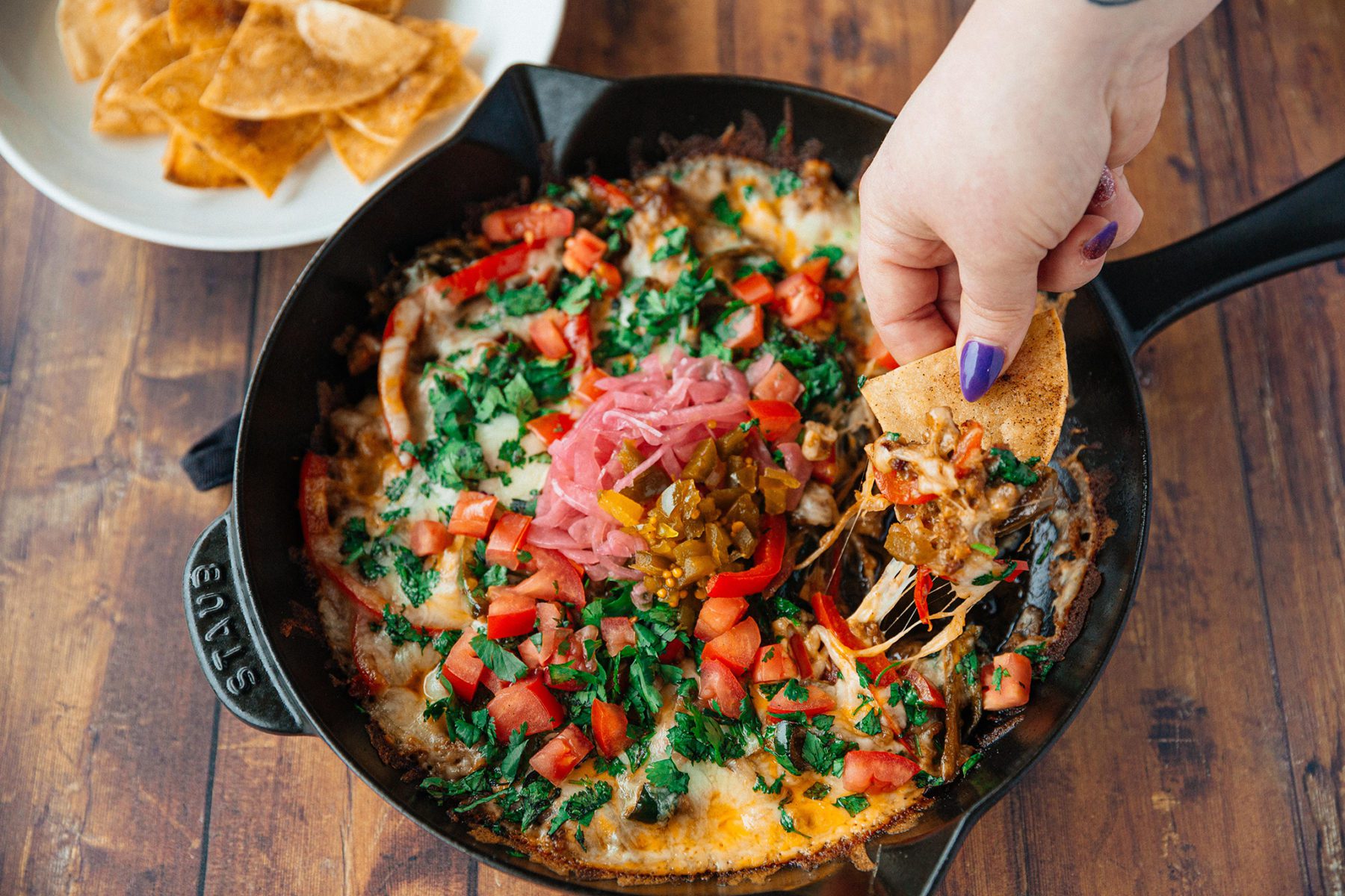 Cast Iron Chorizo Queso Recipe | Red Stick Spice