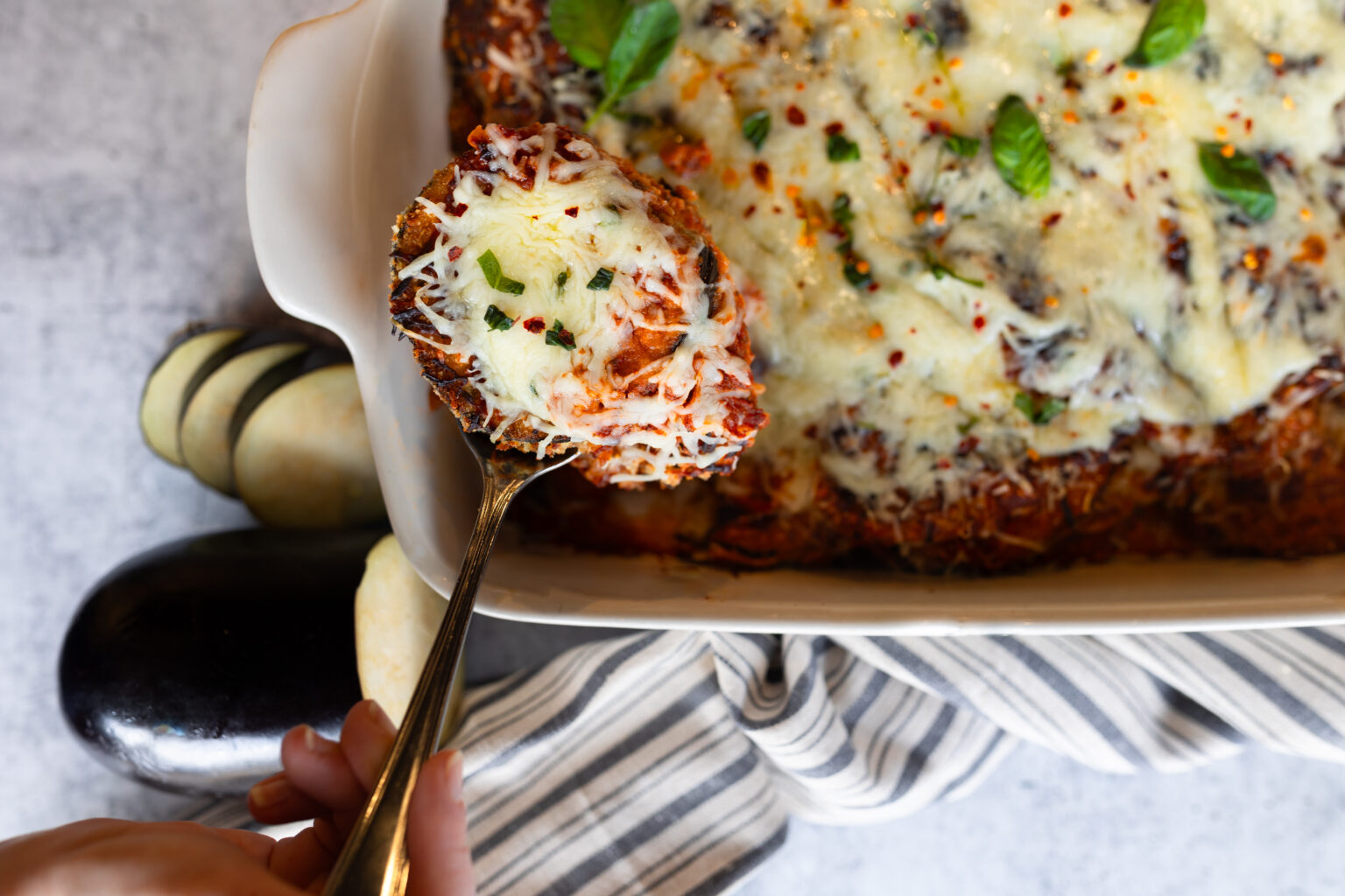 BAKED EGGPLANT PARM