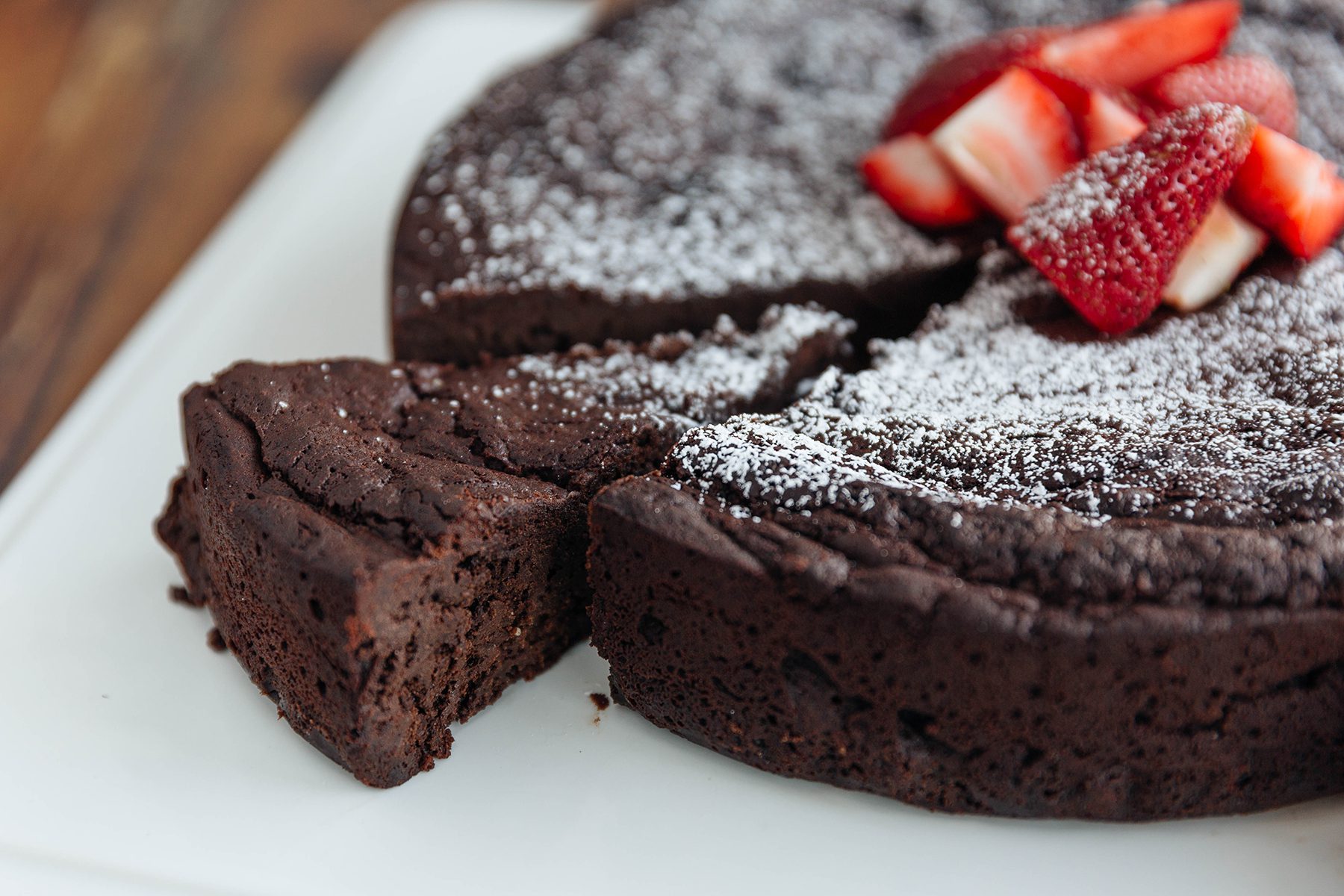 FLOURLESS CHOCOLATE BALSAMIC CAKE Recipe | Red Stick Spice