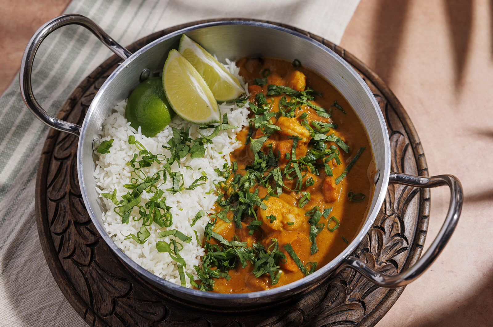 Gulf Shrimp & Sweet Potato Curry with Jasmine Rice