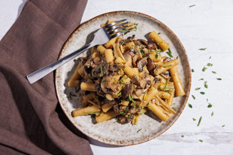 ZITI WITH MUSHROOMS & MISO