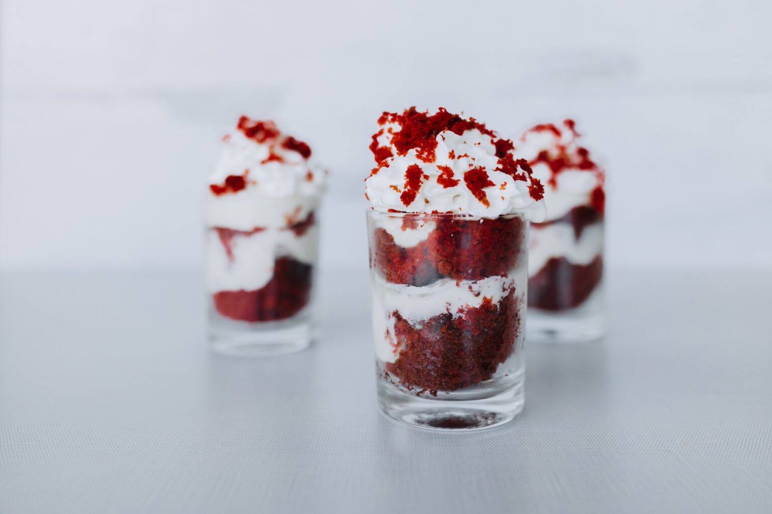 RED VELVET MINI TRIFLES